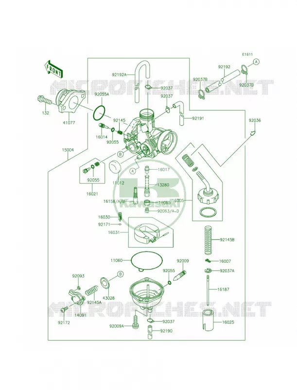 Carburetor Kawasaki MOTOS 140 2013 KLX140  KLX140ADF