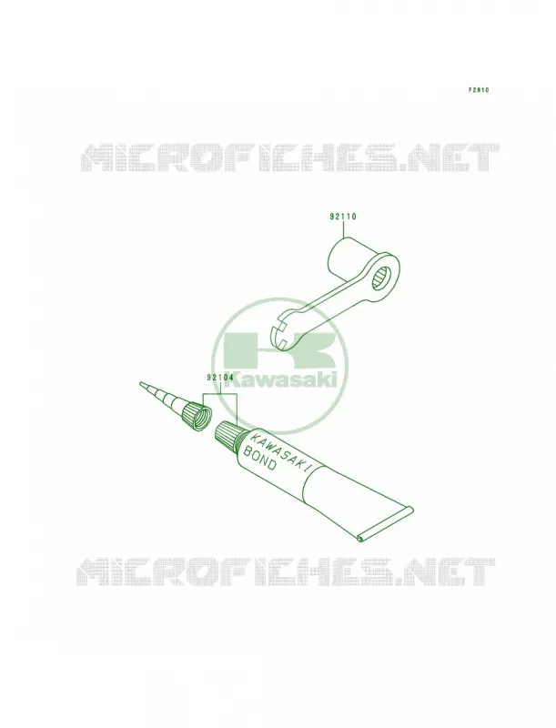 Tool Kawasaki MOTOS 200 1994 KDX200  KDX200-E6