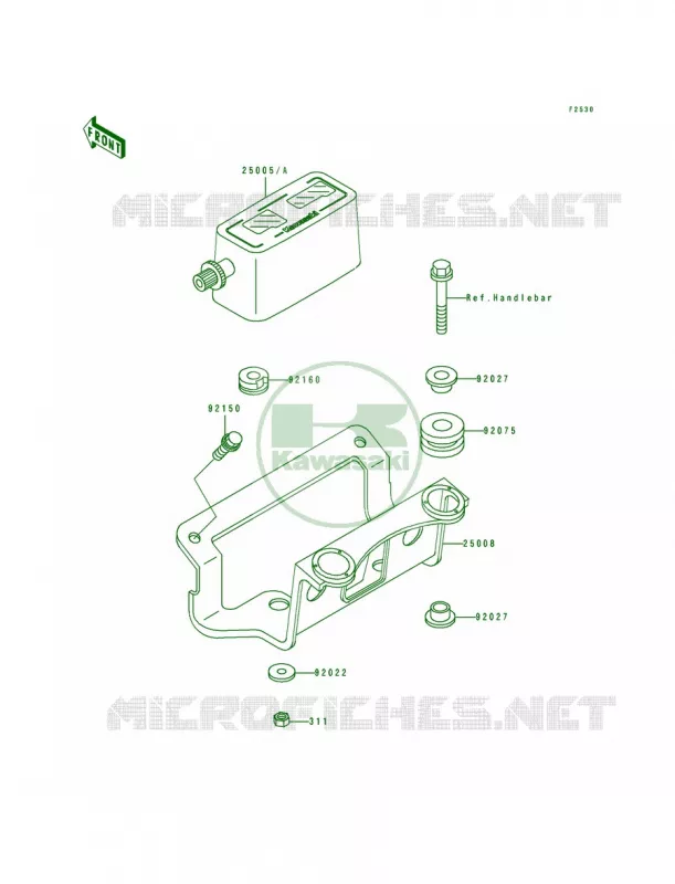 Meter Kawasaki MOTOS 250 1994 KDX250  KDX250-D4