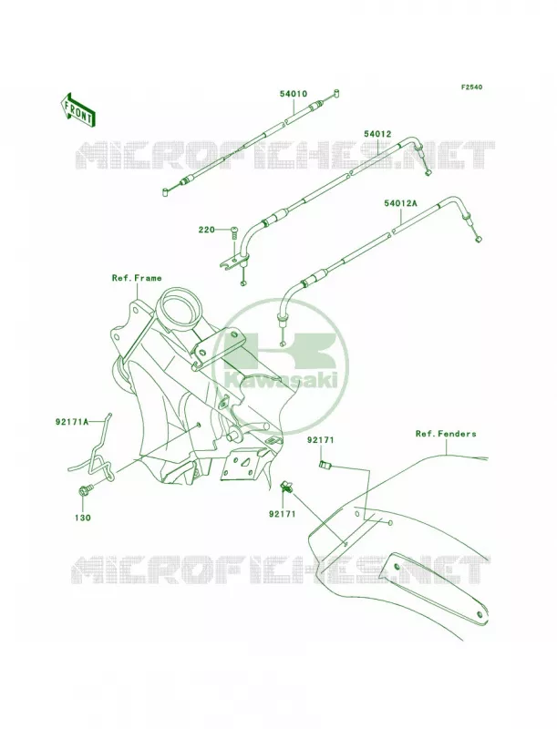 Cables Kawasaki MOTOS 1700 2009 Vulcan 1700 Voyager ABS  VN1700B9F