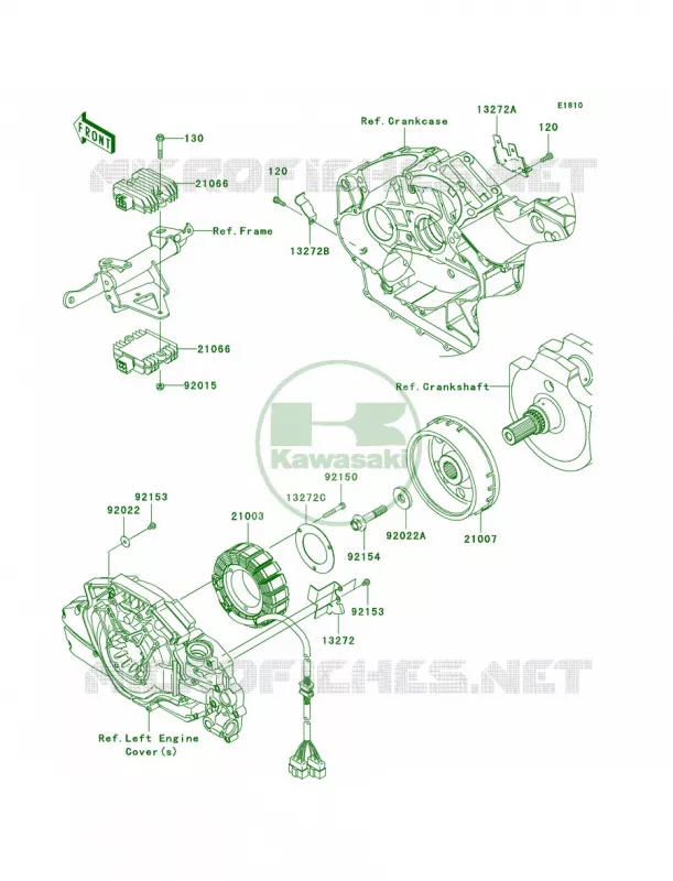 Generator Kawasaki MOTOS 1700 2009 Vulcan 1700 Voyager ABS  VN1700B9F
