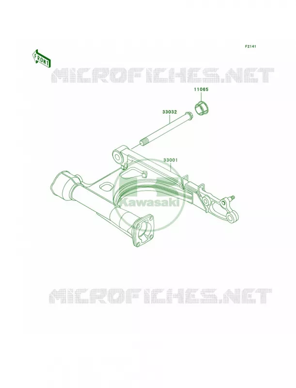Swingarm Kawasaki MOTOS 1500 2004 Vulcan 1500 Nomad Fi  VN1500-L5