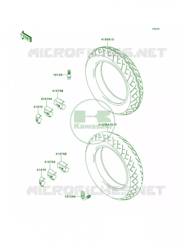 Tires Kawasaki MOTOS 1500 2003 Vulcan 1500 Nomad Fi  VN1500-L4