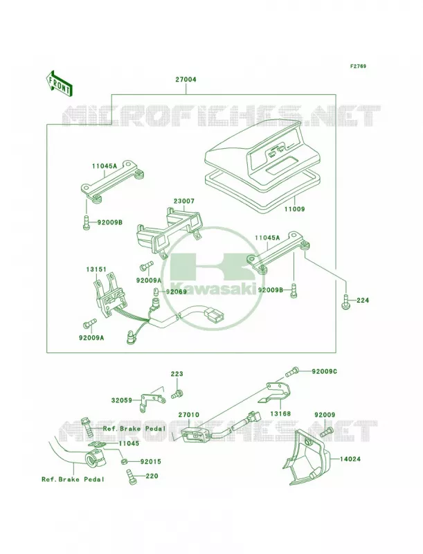 Cruise Switch Kawasaki MOTOS 1200 2003 Voyager XII  ZG1200-B17