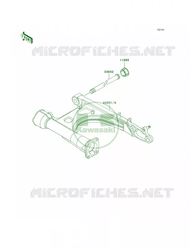 Swingarm Kawasaki MOTOS 1500 2001 Vulcan 1500 Nomad Fi  VN1500-L2