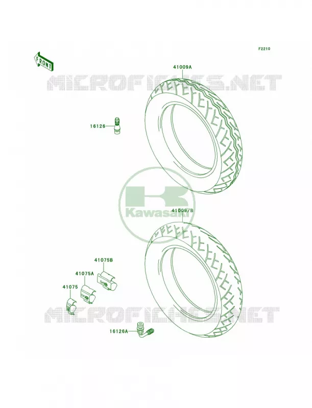 Tires Kawasaki MOTOS 1500 2000 Vulcan 1500 Nomad  VN1500-G2A