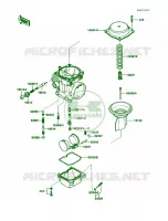 Carburetor Parts pour Kawasaki Voyager XII