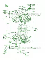 Crankcase pour Kawasaki Voyager XII