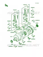 Crankshaft pour Kawasaki Voyager XII