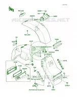 Fender pour Kawasaki Voyager XII