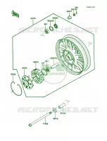 Rear Hub pour Kawasaki Voyager XII