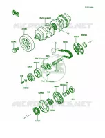Secondary Shaft pour Kawasaki Voyager XII
