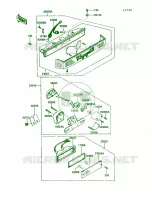 Tail LampZG1200 B1 pour Kawasaki Voyager XII