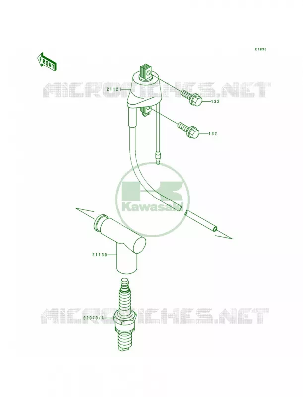 Ignition System Kawasaki MOTOS 250 1992 KDX250  KDX250-D2
