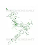 CylinderPistons pour Kawasaki Brute Force 750 4x4i EPS CAMO