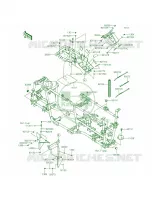 Frame Fittings pour Kawasaki Brute Force 750 4x4i EPS CAMO