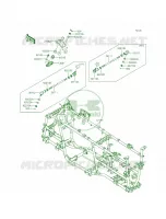 Frame pour Kawasaki Brute Force 750 4x4i EPS CAMO