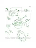 Front Brake pour Kawasaki Brute Force 750 4x4i EPS CAMO