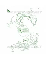 ReflectorsCN pour Kawasaki Brute Force 750 4x4i EPS CAMO