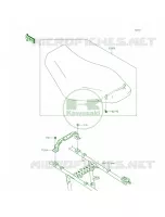 Seat pour Kawasaki Brute Force 750 4x4i EPS CAMO