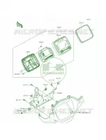 Meters pour Kawasaki Brute Force 750 4x4i EPS