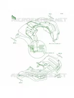 ReflectorsCN pour Kawasaki Brute Force 750 4x4i EPS