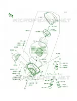 Air Cleaner pour Kawasaki Brute Force 750 4x4i EPS