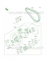 Driven ConverterDrive Belt pour Kawasaki Brute Force 750 4x4i EPS