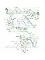 Front Fenders pour Kawasaki Brute Force 750 4x4i EPS