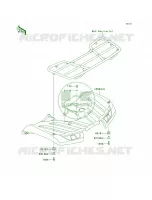 Rear Fenders pour Kawasaki Brute Force 750 4x4i EPS