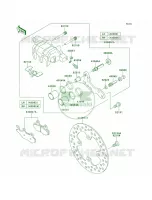 Front Brake pour Kawasaki Brute Force 750 4x4i