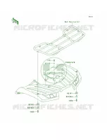 Rear Fenders pour Kawasaki Brute Force 750 4x4i