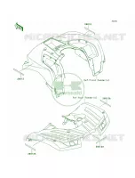 ReflectorsCN pour Kawasaki Brute Force 750 4x4i