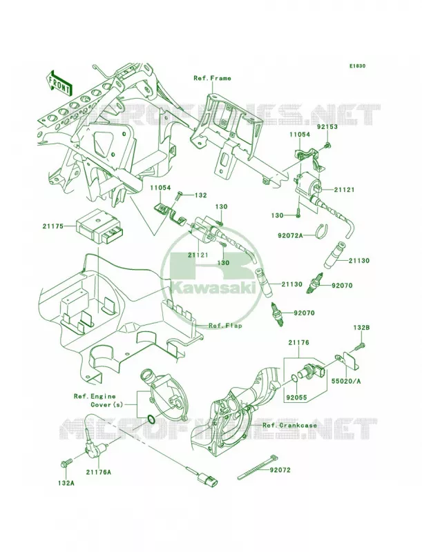 Ignition System Kawasaki QUAD 750 2012 Brute Force 750 4x4i  KVF750LCF