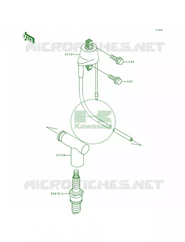 Ignition System Kawasaki MOTOS 250 1991 KDX250  KDX250-D1