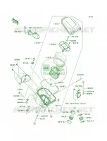 Air Cleaner pour Kawasaki Brute Force 750 4x4i