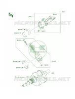 Crankshaft pour Kawasaki Brute Force 750 4x4i