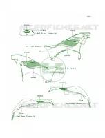DecalsBlueF8F pour Kawasaki Brute Force 750 4x4i