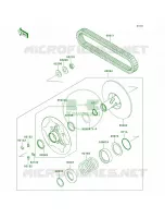 Driven ConverterDrive Belt pour Kawasaki Brute Force 750 4x4i