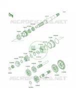 Transmission pour Kawasaki Brute Force 750 4x4i
