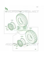 WheelsTiresF8F pour Kawasaki Brute Force 750 4x4i
