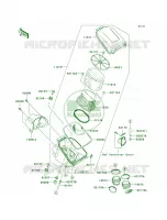 Air Cleaner pour Kawasaki Brute Force 650 4x4i