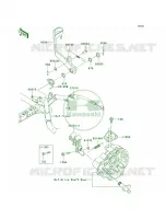 Brake Pedal pour Kawasaki Brute Force 650 4x4i