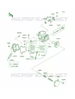 Carburetor Parts pour Kawasaki Brute Force 650 4x4i