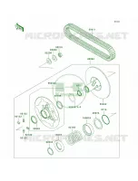 Driven ConverterDrive Belt pour Kawasaki Brute Force 650 4x4i