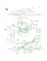 Rear FendersF6F F8F pour Kawasaki Brute Force 650 4x4i