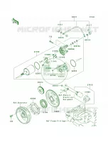 Starter MotorF9FFAF pour Kawasaki Brute Force 650 4x4i