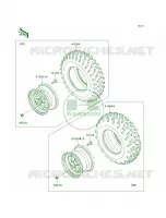 WheelsTires pour Kawasaki Brute Force 650 4x4i