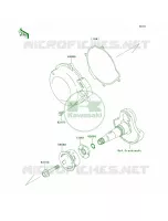 Recoil Starter VF360AE607660 pour Kawasaki Prairie 360 4X4 Hardwoods Green HD
