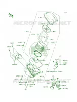 Air Cleaner pour Kawasaki Brute Force 650 4x4i Hardwoods Green HD
